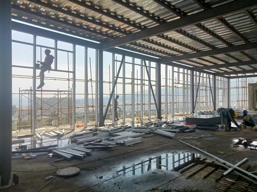 Rwanda glass curtain wall project