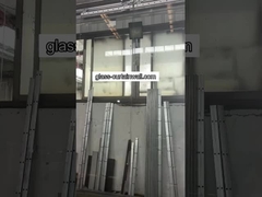 Häuser / Büros Schwarze Aluminium Schiebetür Rostbeständig Modernes Design