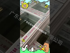 Custom Aluminium Fenster oben aufgehängt, Aluminium Glas Fenster für Gebäude