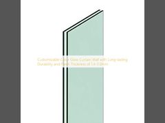 Customizable Color Glass Curtain Wall with Long-lasting Durability and Panel Thickness of 1.4-3.0mm