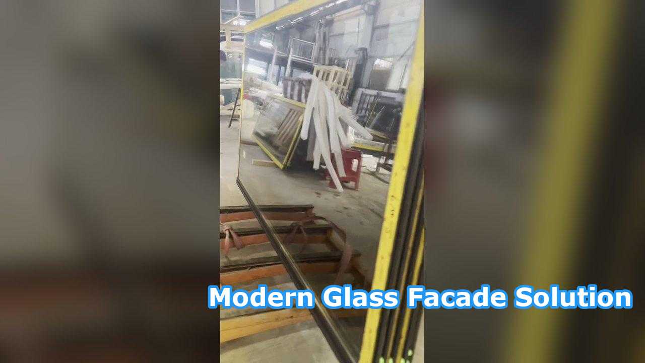 Soundproof Glass Curtain Wall Featuring Customized Design and Long lasting Durability Designed for Noise Reduction Needs