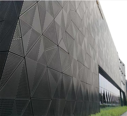 Good price Rectangle Aluminum Wall Panels with Sound Insulation and Shading System online