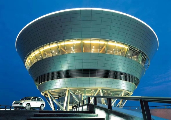 Bom preço Excelente isolamento térmico Parede de cortina moderna de liga de alumínio com cores personalizáveis on-line