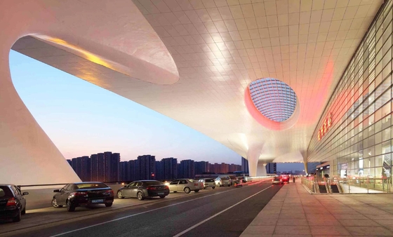 Good price Rectangle Aluminium Panel Curtain Wall Office Building Weather Resistance online