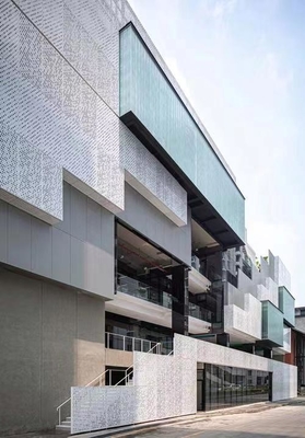 Harga yang bagus Warna-warni Jembatan pecah dinding tirai aluminium untuk Langit-langit Logam Disesuaikan on line