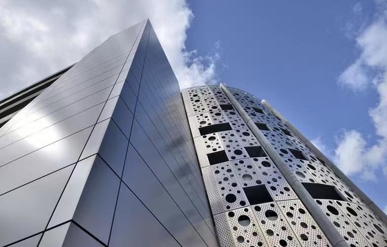 Good price Customizable Color Curtain Wall / Aluminum Curtain Wall Panels for Modern Building Facades online