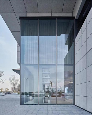 Good price Sleek Aluminum Frame Curtain Wall Glass Thermal Insulation online