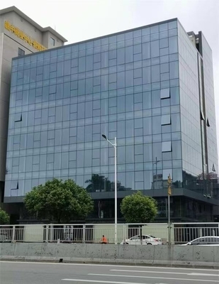 Bom preço Muralha de cortina de vidro de design personalizado Iluminação térmica de alumínio elegante e moderna para economia de energia Impermeável on-line