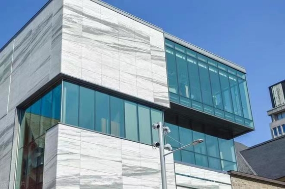 Harga yang bagus Aluminium Alloy Rektangle Curtain Wall dengan insulasi termal yang sangat baik dan insulasi suara yang baik on line