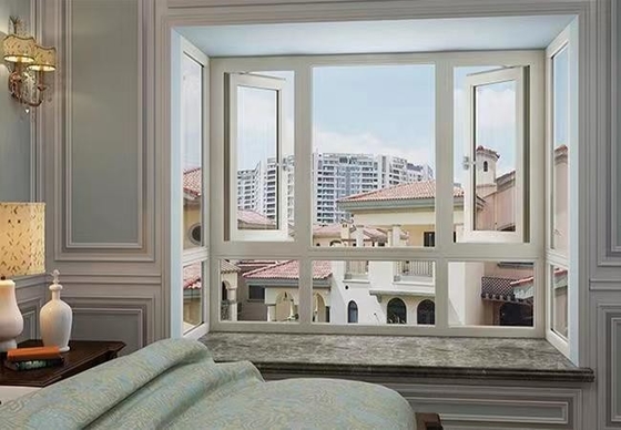 Harga yang bagus Fluorocarbon Semprot Aluminium Jendela Dan Pintu, Isolasi Casement Jendela Aluminium on line