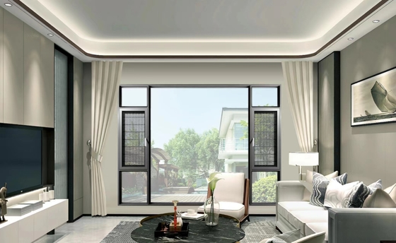 Harga yang bagus Peresmian Bangunan Kantor Aluminium Awning Windows / Aluminium Window dengan Powder Spraying on line