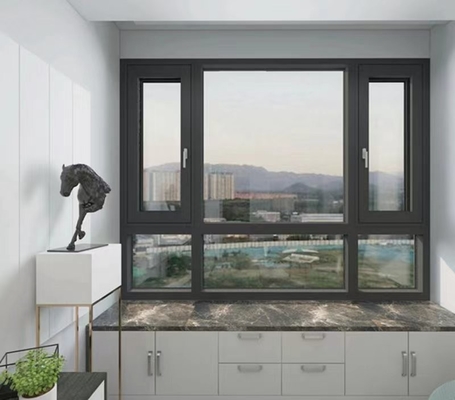 Giá tốt. Custom Aluminium Casement Windows với cách điện chống âm cho tòa nhà văn phòng trực tuyến