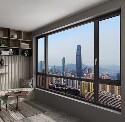 Buon prezzo Finestre in vetro e alluminio per edifici per uffici in linea