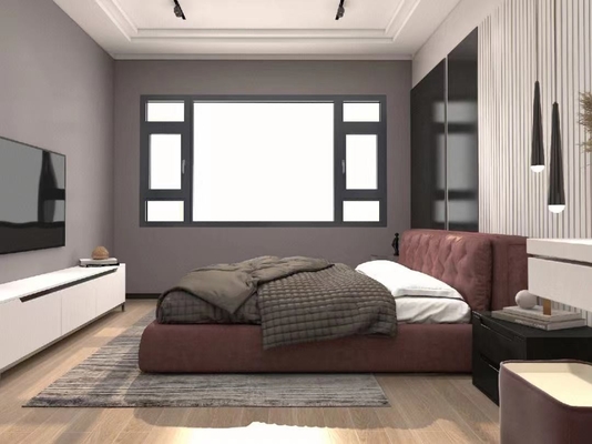 Buen precio Ventanas de vidrio de aluminio casado a medida para edificios de oficinas de color aislado a medida en línea