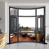 Harga yang bagus Bangunan Kantor Aluminium Casement Windows Disesuaikan dengan paduan on line