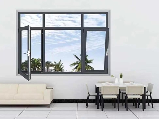 Harga yang bagus Jendela Aluminium yang Disemprotkan Serbuk / Jendela Awning Aluminium yang Dapat Dikustomisasi untuk Bangunan Kantor on line