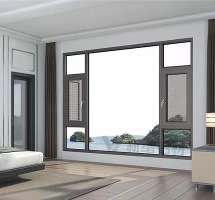 Harga yang bagus Jendela Aluminium Custom dengan sifat kedap suara dan isolasi on line