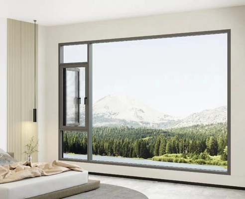 Good price Custom Aluminium Casement Windows with Soundproof Glass for Commercial Spaces online