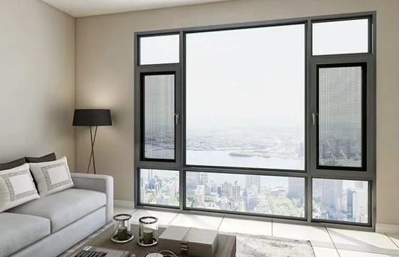 Harga yang bagus Office Building Aluminium Casement Windows Replacement / Bangunan Aluminium Windows on line