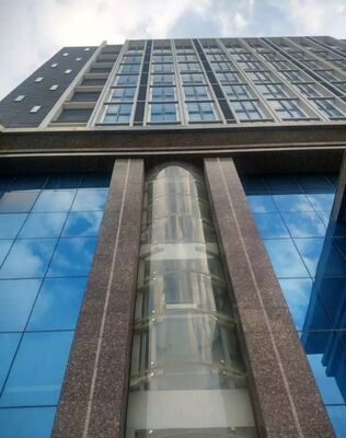 Harga yang bagus Dinding tirai batu yang dapat disesuaikan untuk Desain Gaya Modern Desain dinding eksterior on line