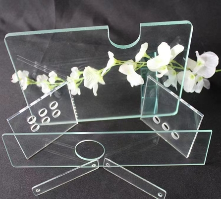 Good price Sustainable Custom UV Engraved Glass Decoration Transparent Customized Shape for Personalized Touch online