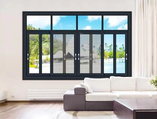 Bon prix Personnalisation Vitre aluminium vitre coulissante avec pulvérisation de fluorocarbures en ligne