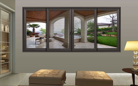 Harga yang bagus Aluminium Sliding Windows untuk Proyek Rekonstruksi Rumah on line