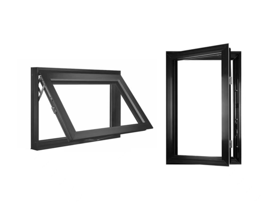 Good price Lightweight Aluminum Top Hung Window Soundproof Color Customized online