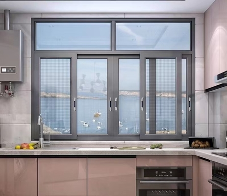 Good price Sleek Design Custom Made Aluminium Sliding Window For Balcony / Kitchen online