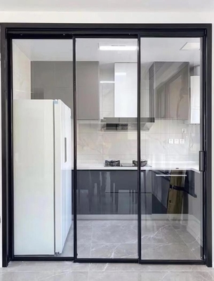 Buon prezzo Colore personalizzato Large Aluminium porta scorrevole per balcone / commerciale in linea