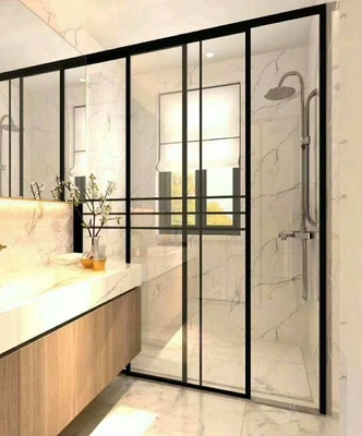 Bon prix Porte coulissante en verre d'aluminium commercial insonorisée pour bureaux en ligne