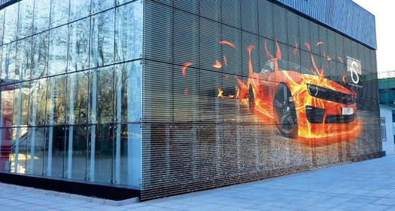 Buen precio Pared de cortina de aleación de aluminio LED translúcida con fuente de alimentación AC/DC en línea