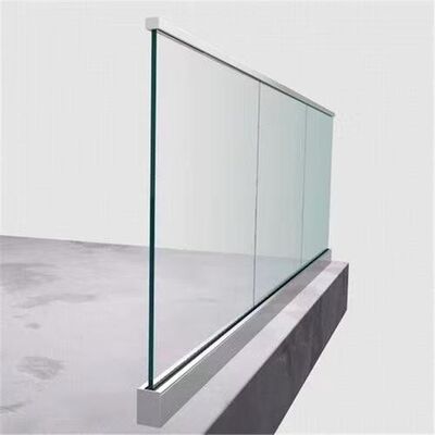 Good price Balcony Frameless Glass Railing System Easy Installation Custom Glass Panel online
