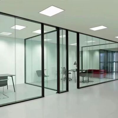 Good price Commercial Indoor Glass Partition Room Divider Decorative Glass Partition Walls online