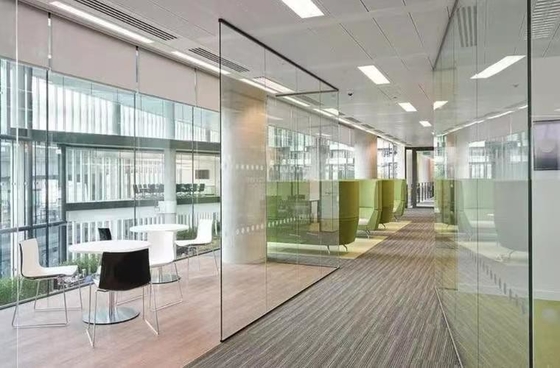 Good price Frameless Indoor Glass Partition Soundproof Interior Glass Partition Walls For Home online