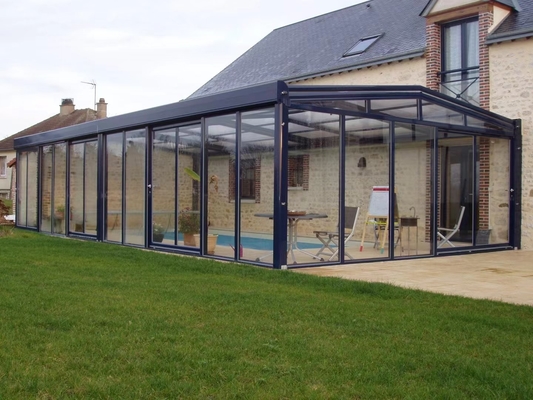 Buen precio Casa de vidrio de aluminio moderno Cubo Resistente al clima Alta durabilidad en línea