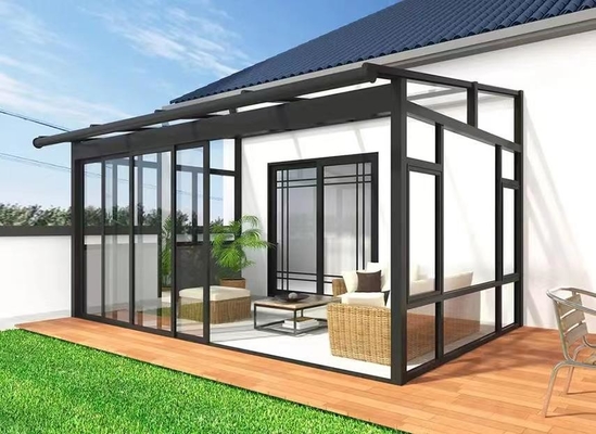 Good price Transparent Glass Cube House , Cube Shape Full Glass Sunroom With Aluminum Alloy Frame online