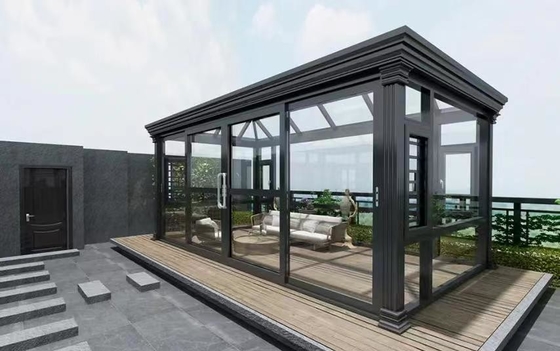 Good price Weather Resistant Aluminum Glass House with Abundant Natural Light for Ultimate Comfort online