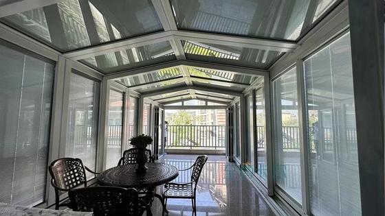 Harga yang bagus Ketahanan Rumah Aluminium Kaca Menawarkan ketahanan cuaca yang unggul untuk pengalaman hidup yang jernih on line