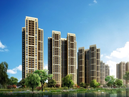 Good price Stone And Aluminum Curtain Wall Design for Modern Building / Office online