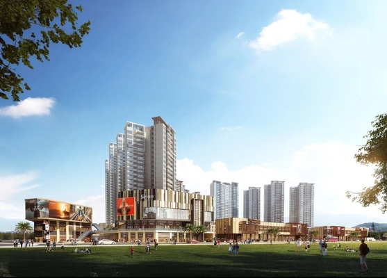 Guter Preis Aluminium versteckte Rahmen Vorhang Wand Design Installationslösung Online