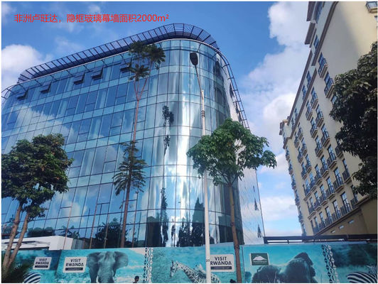 Bon prix Améliorez l'esthétique du bâtiment avec un rideau de verre personnalisé et un rideau de verre structurel en ligne