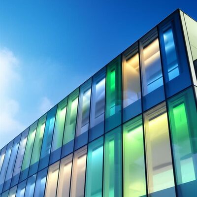 Dobra cena. Konfigurowalna szklana ściana kurtynowa w eleganckim i nowoczesnym stylu z regulowaną funkcją oświetlenia w Internecie