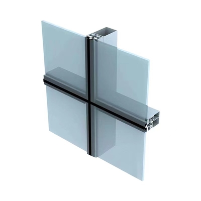 Goede prijs Glas gordijnwandpanelen voor superieure geluiddichting en energie-efficiëntie verborgen raam gordijnwand online