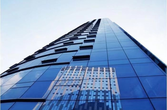 Giá tốt. Bức tường rèm kính lâu bền với cách nhiệt nhiệt và kết thúc nhôm mịn trực tuyến