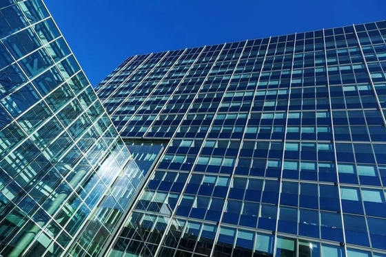 Good price Customizable Glass Curtain Wall Panels Sleek Design Soundproof Thermal Insulation Solution online