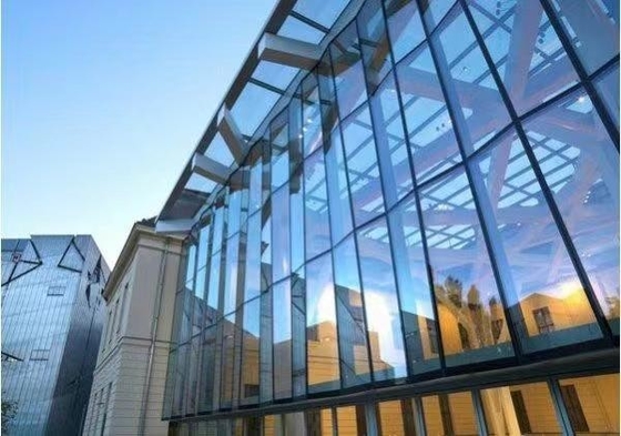 Good price Custom Soundproof Glass Curtain Wall / Glass Curtain Wall with Thermal Insulation online