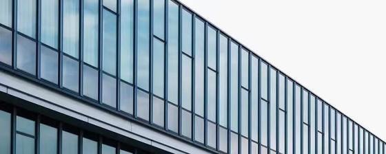 Good price Customizable Glass Curtain Wall with Heat Insulation Modern Aesthetics / Thermal Protection online