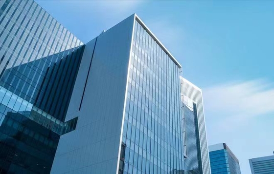 좋은 가격 조절 가능한 빛으로 방수 방음 유리 커튼 벽 온라인으로