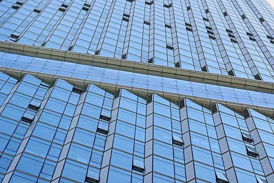 Goede prijs Custom Office Building Curtain Wall Aluminium geluidsisolatie met lichtcontrole online